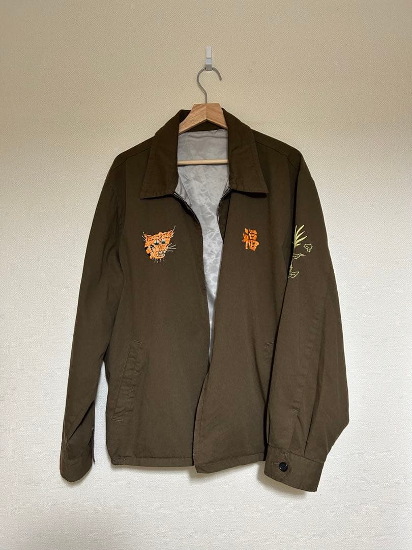 の*ー様 WAIPER スーベニア　ベトナムジャケット　ベトジャン　ブラウン