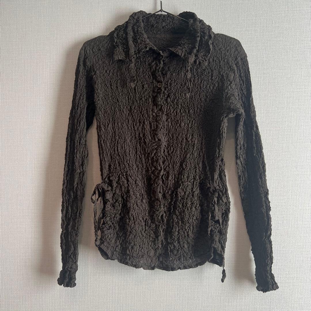 ISSEYMIYAKE me シャツ ブラウス【Fサイズ】黒