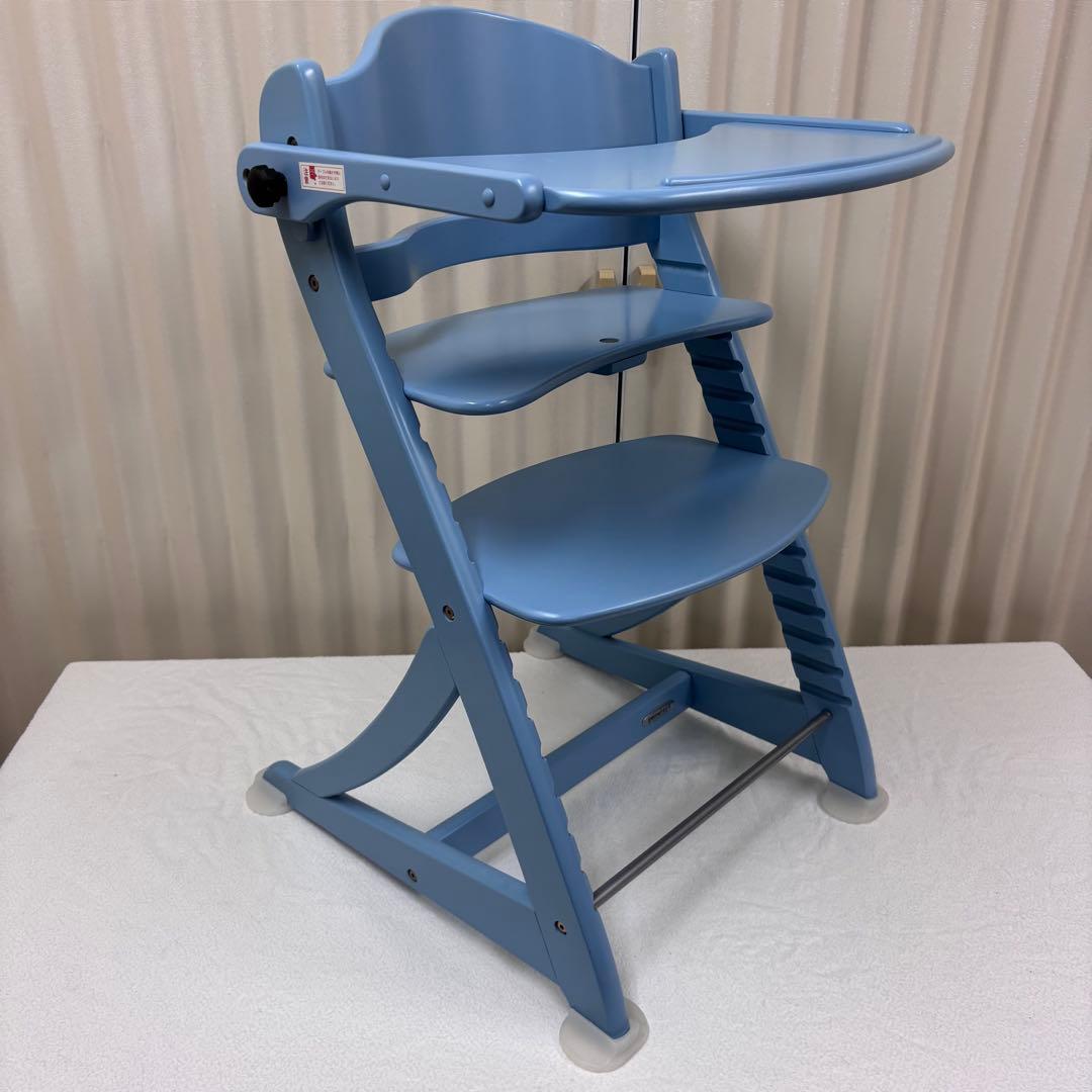 除菌清掃済　☆極美品☆　大和屋　すくすくチェアイーエヌ　ブルー