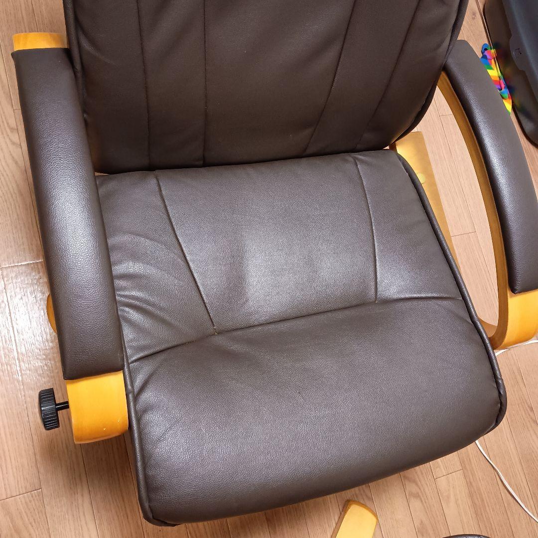 リクライニングチェア　パーソナルチェア　一人掛けソファ　オットマン付き