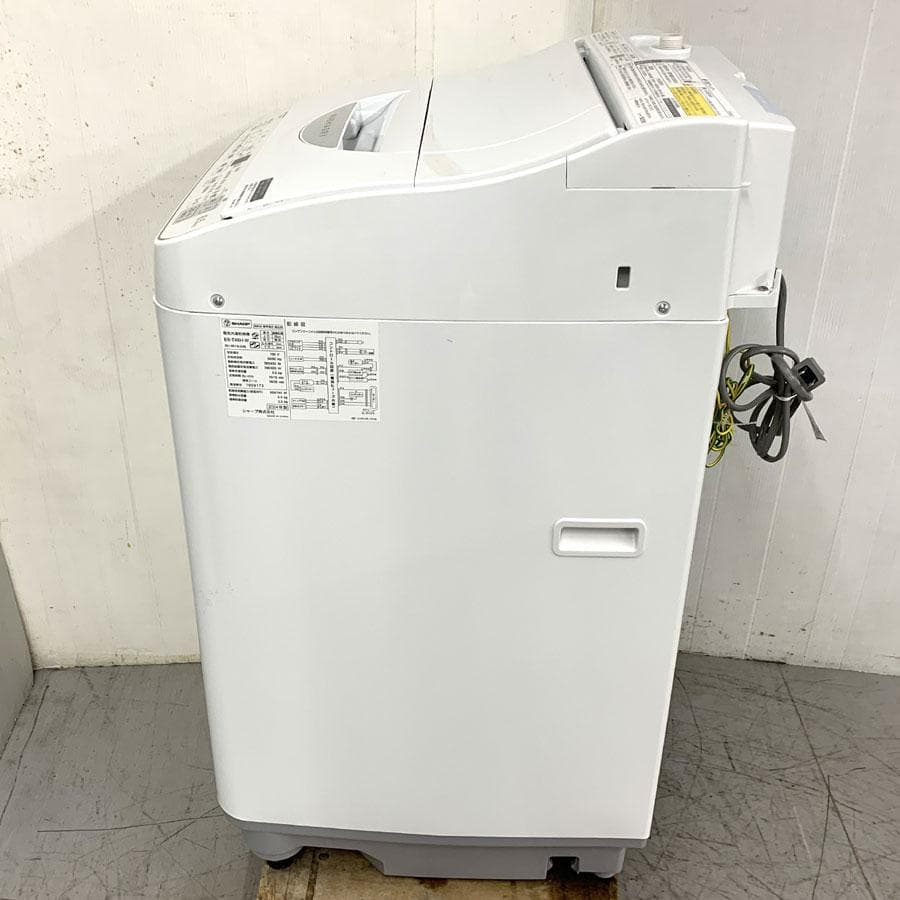 シャープ 縦型洗濯乾燥機 ES-TX6H-W 洗濯6.5kg 乾燥3.5kg