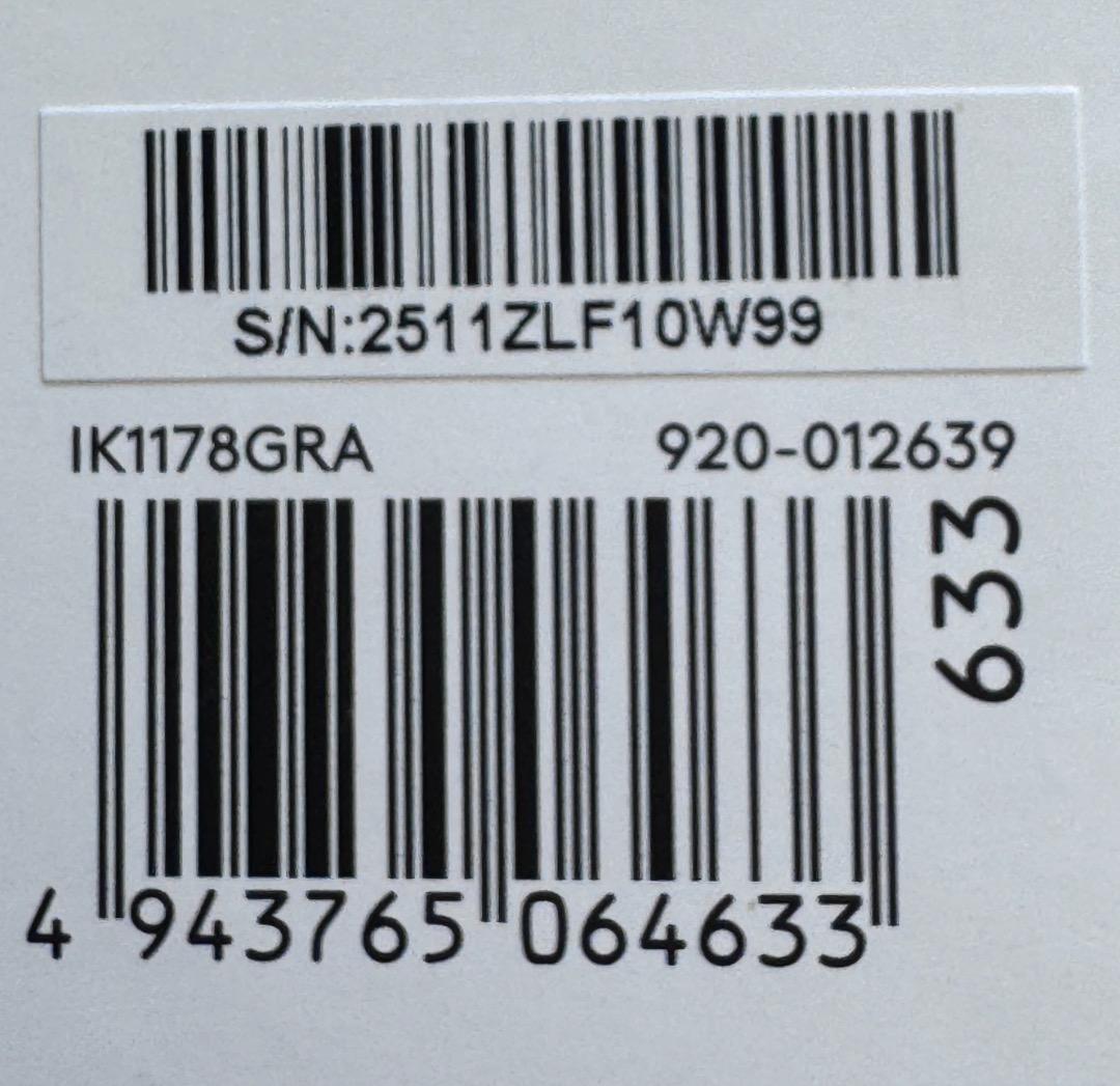 COMBO TOUCH iPad Air用キーボードケース 1K1178GRA