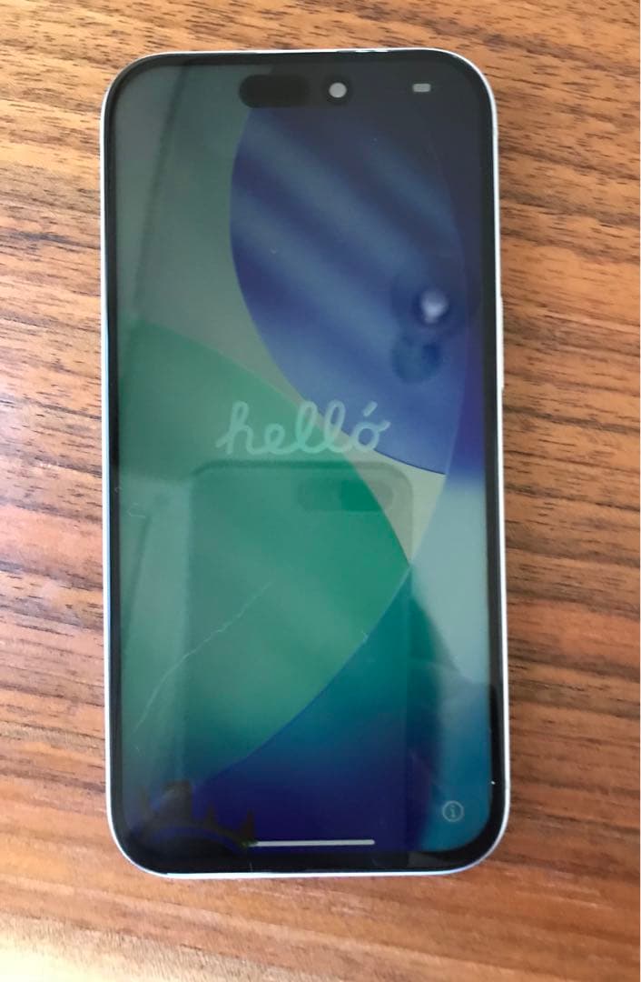 Apple iPhone15 128GB ブルー【動作正常 難あり】