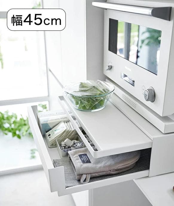 【12月2日のみお値下げ】tower キッチン 作業台 レンジ下 収納 スライド
