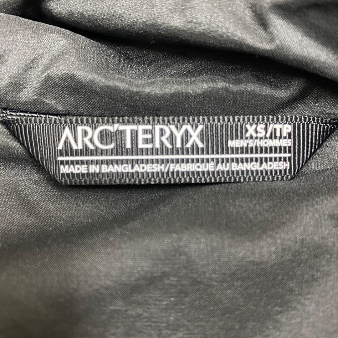 美品★ARC'TERYX Atom Hoody ナイロンジャケット 黒 XS