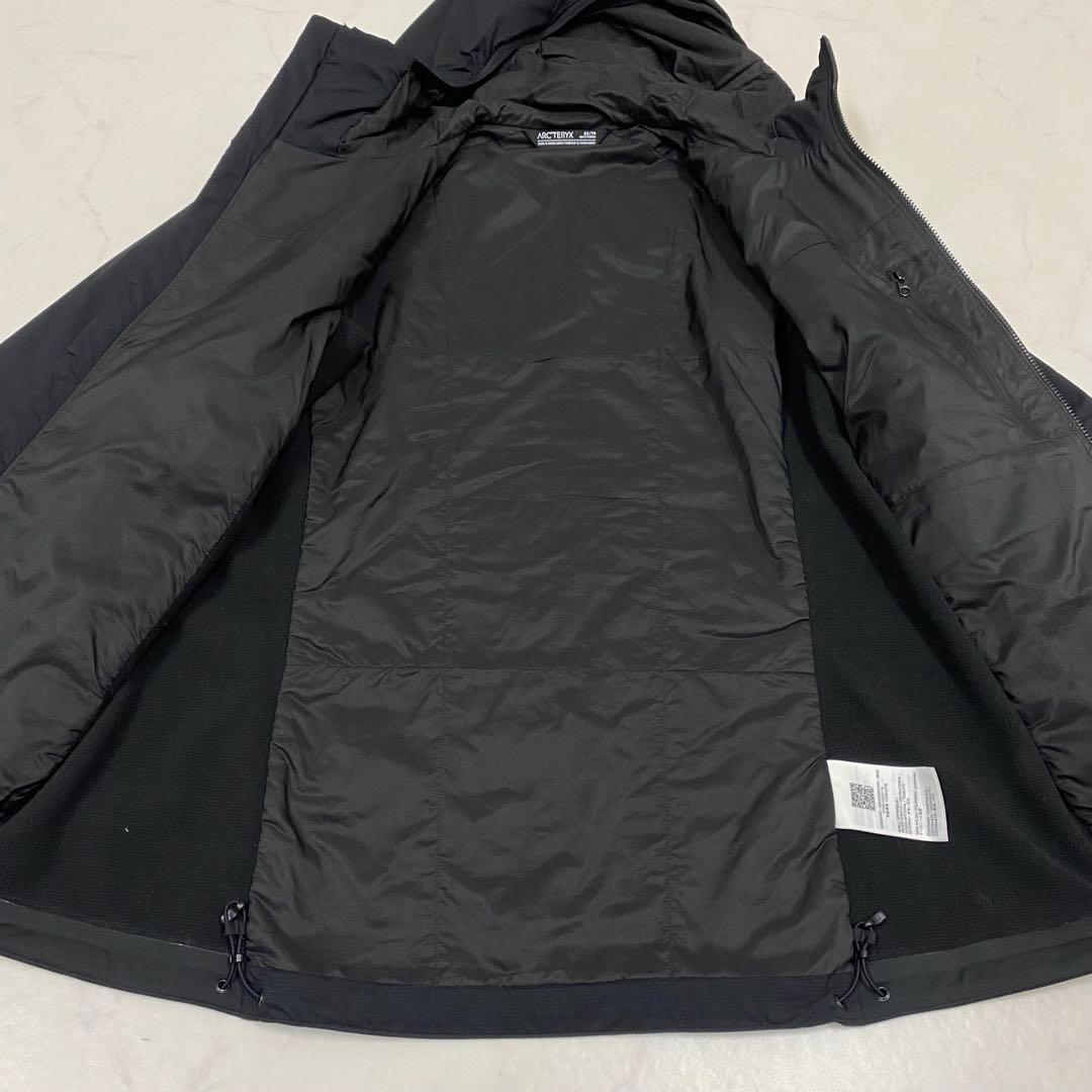 美品★ARC'TERYX Atom Hoody ナイロンジャケット 黒 XS