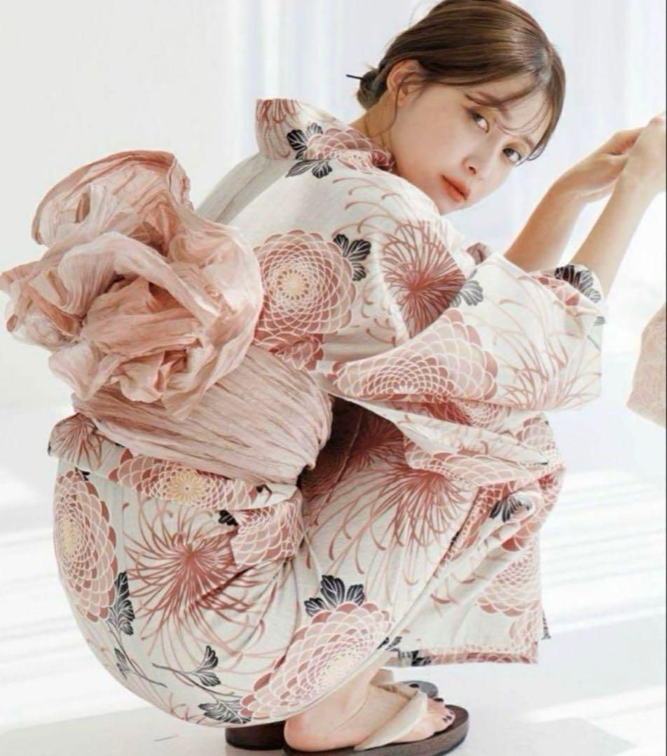 Dita 浴衣 繚乱桜花 フェミニン