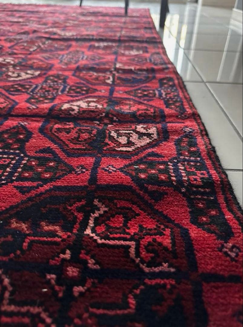 242×142 大判　ヴィンテージラグ　　トルクメンラグ