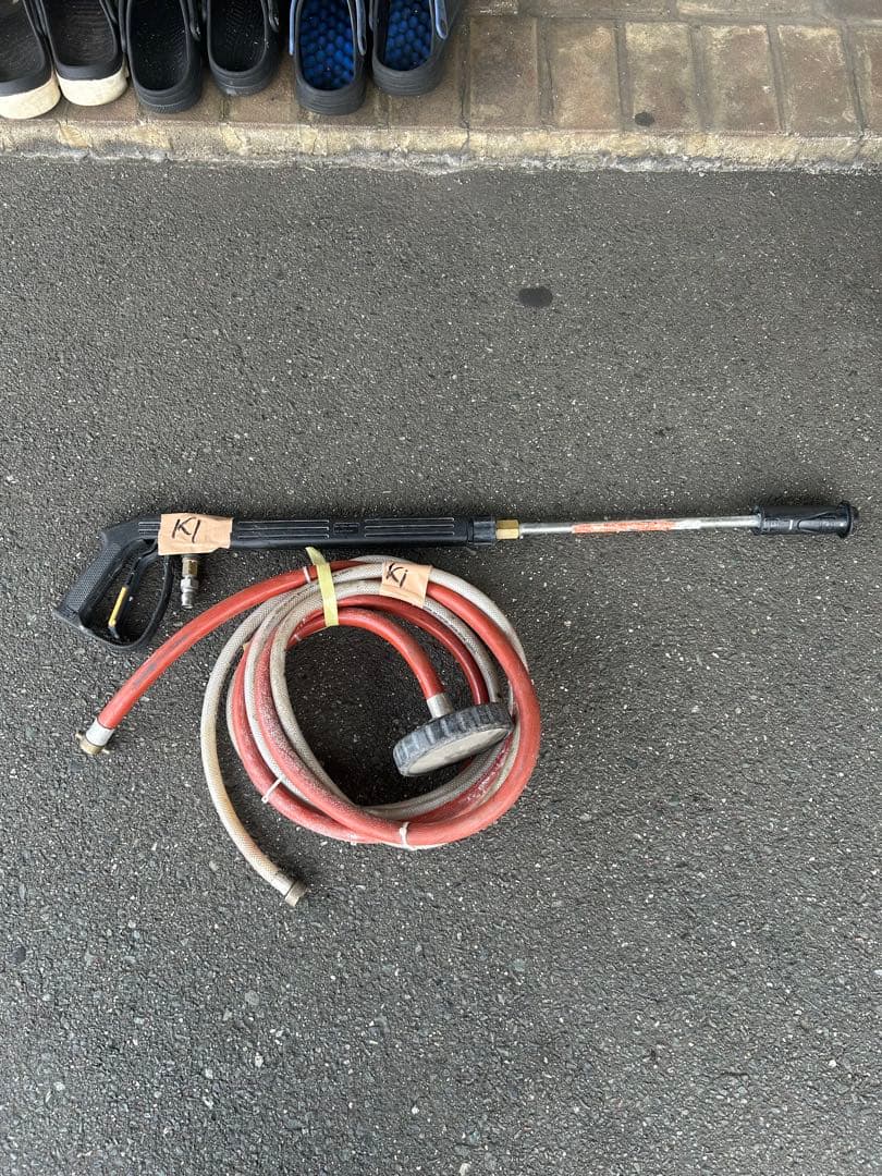 K1 ★スーパー工業 エンジン式高圧洗浄 SEC-1310-2N-TA セット