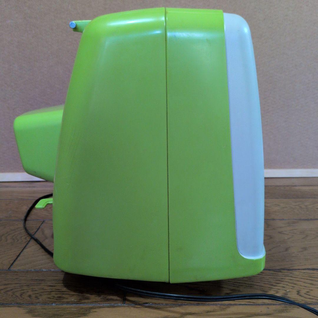 シャープ白黒テレビ 12P-J9U 緑/白[1978年前期製]