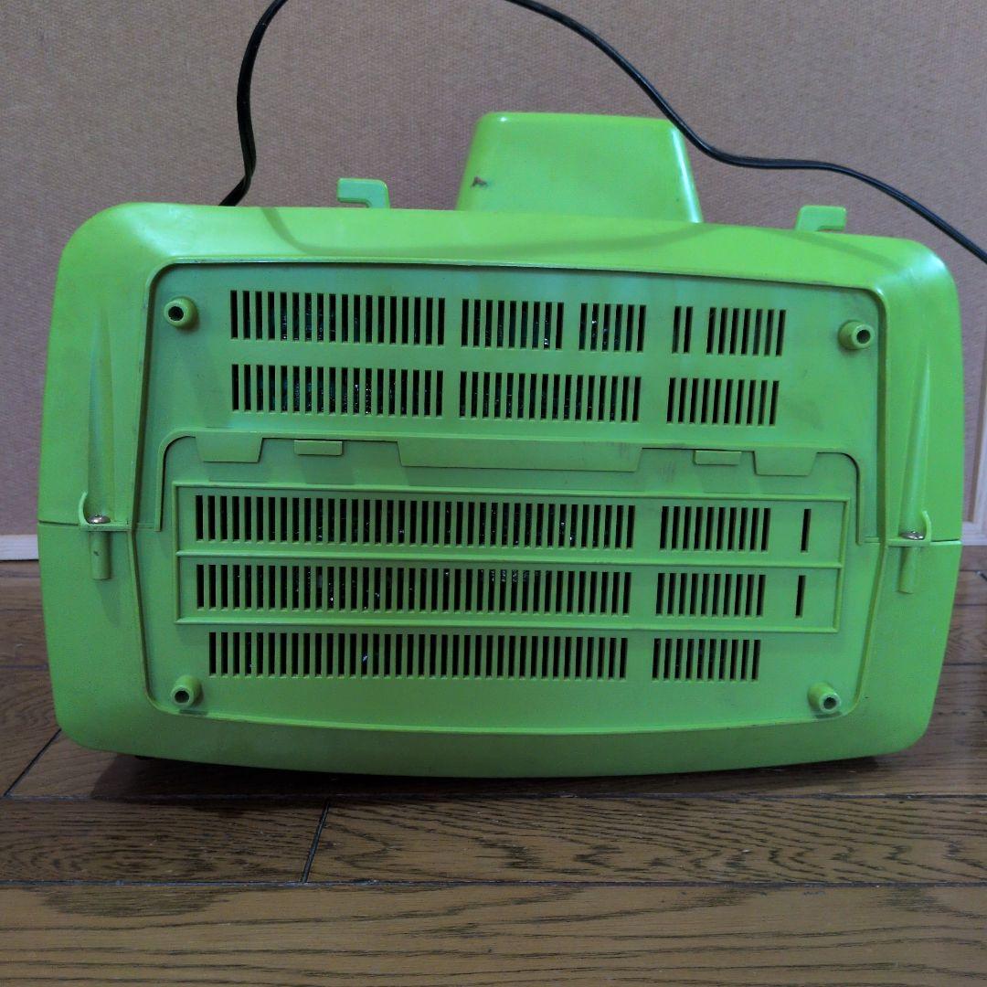 シャープ白黒テレビ 12P-J9U 緑/白[1978年前期製]