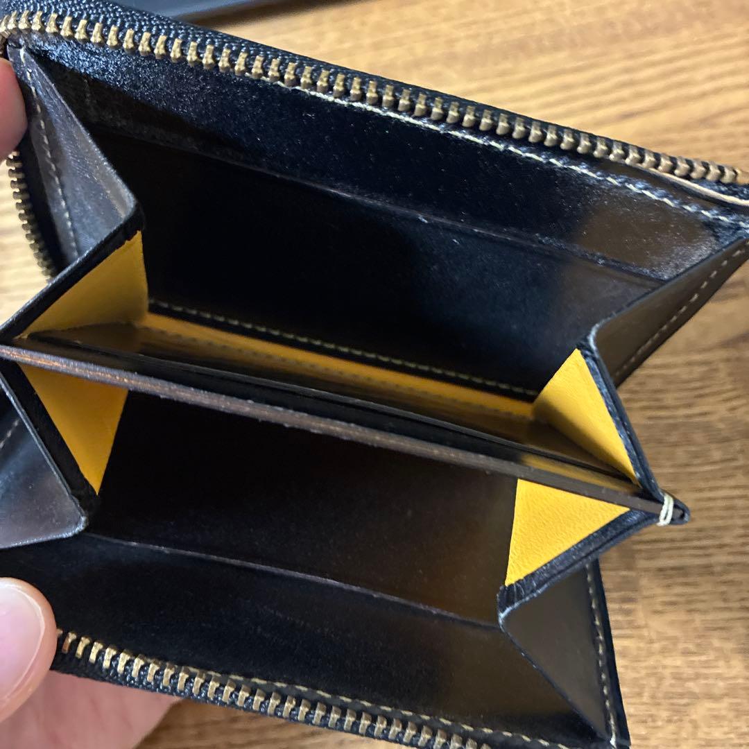 GANZO ガンゾ ブライドルL型ファスナー ブラック