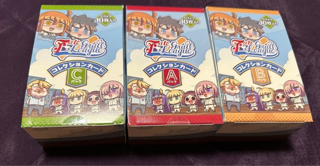 Fate/Grail League コレクションカード A B C 未開封