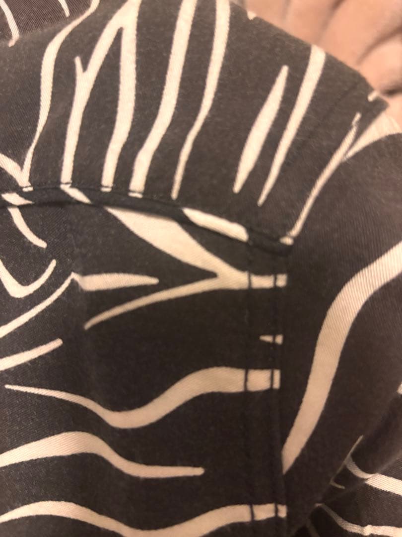 DelMar デルマー　ゼブラ柄 長袖シャツ