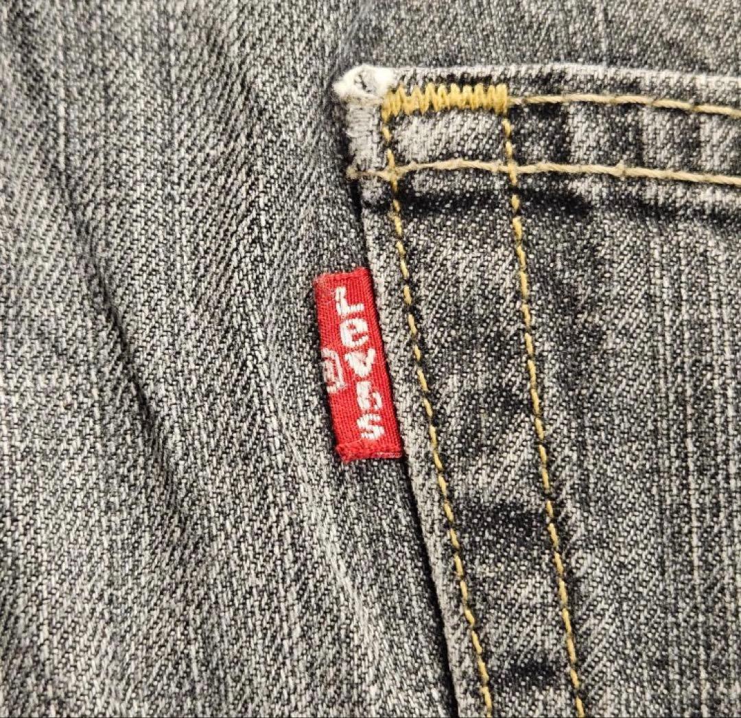 リーバイス527 Levis 先染めブラック　W34 フレアデニム　ブーツカット