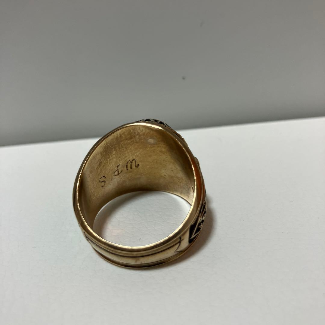 ヴィンテージリング　ジャスティン　スクールリング