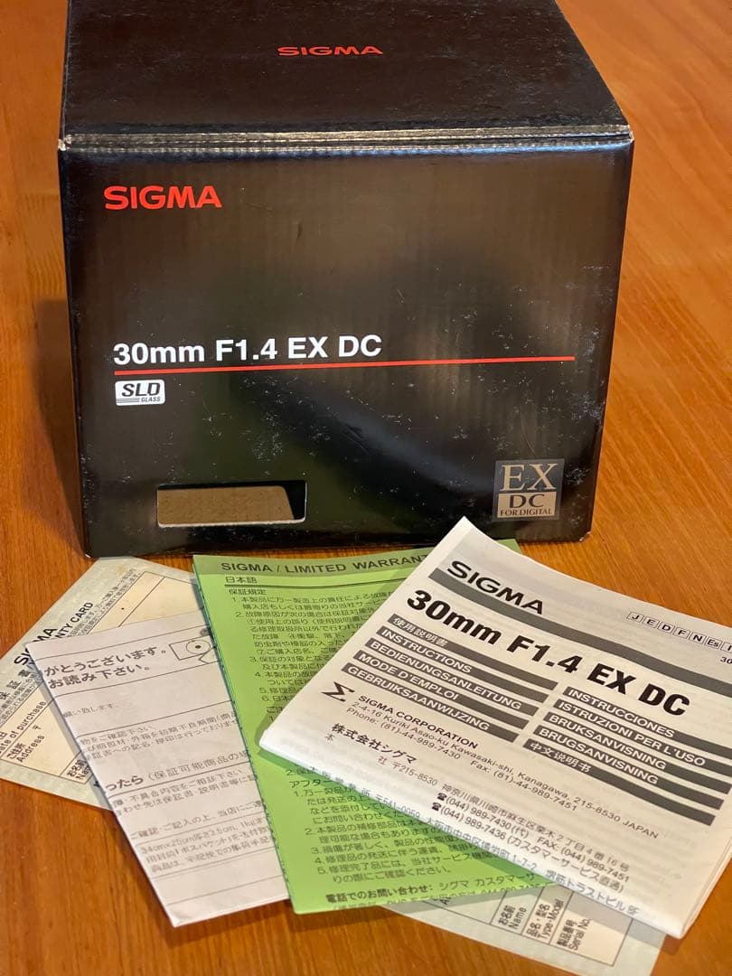 レンズ(単焦点) SIGMA 30mm F1.4 EX DC HSM