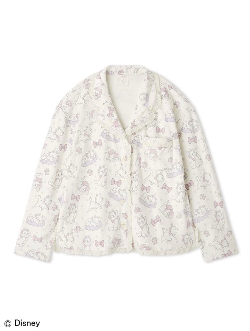 新品スナイデルホーム 上下セットマリー 総柄パジャマシャツ・ロングパンツ