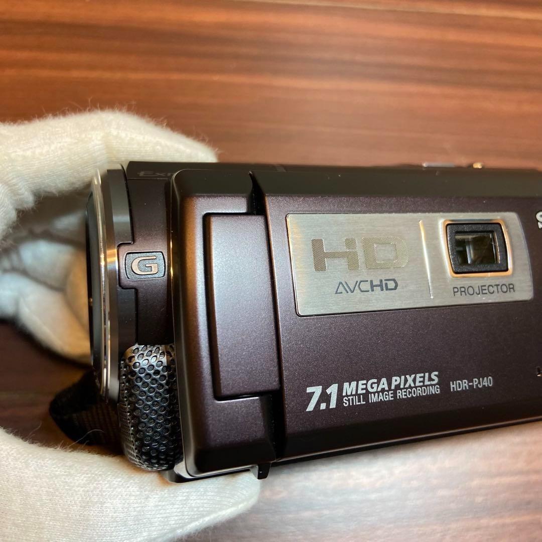 SONY ビデオカメラ HDR-PJ40V ビデオカメラ ほぼ新品 3467