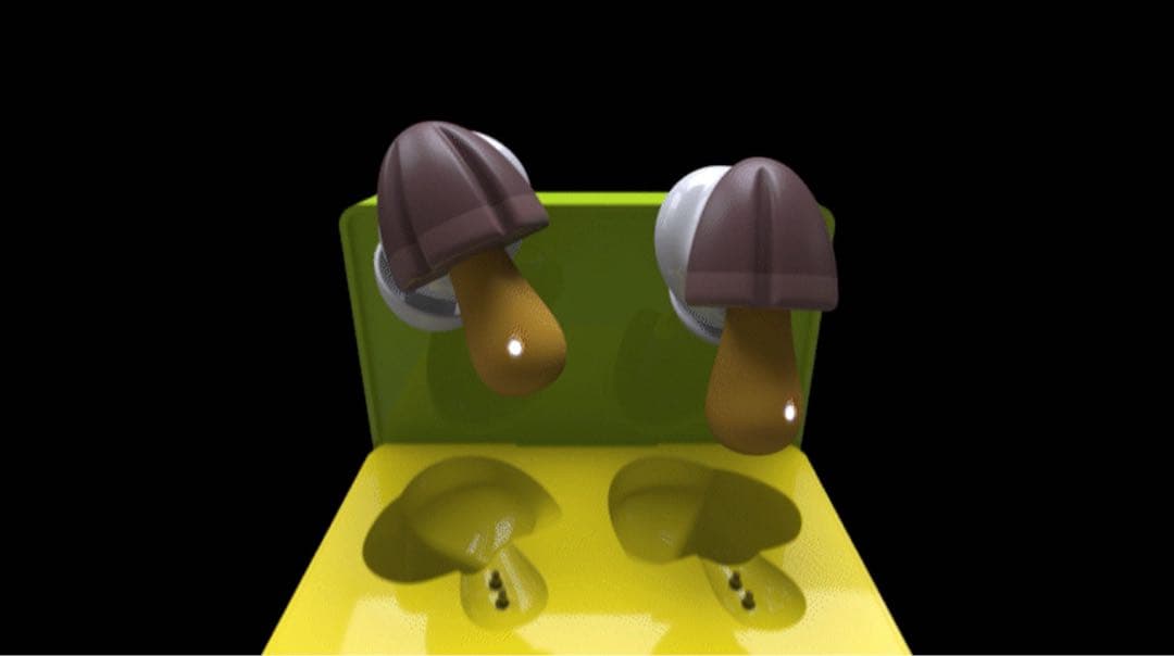 【値下げ不可】きのこの山 ワイヤレスイヤホン Makuake未開封