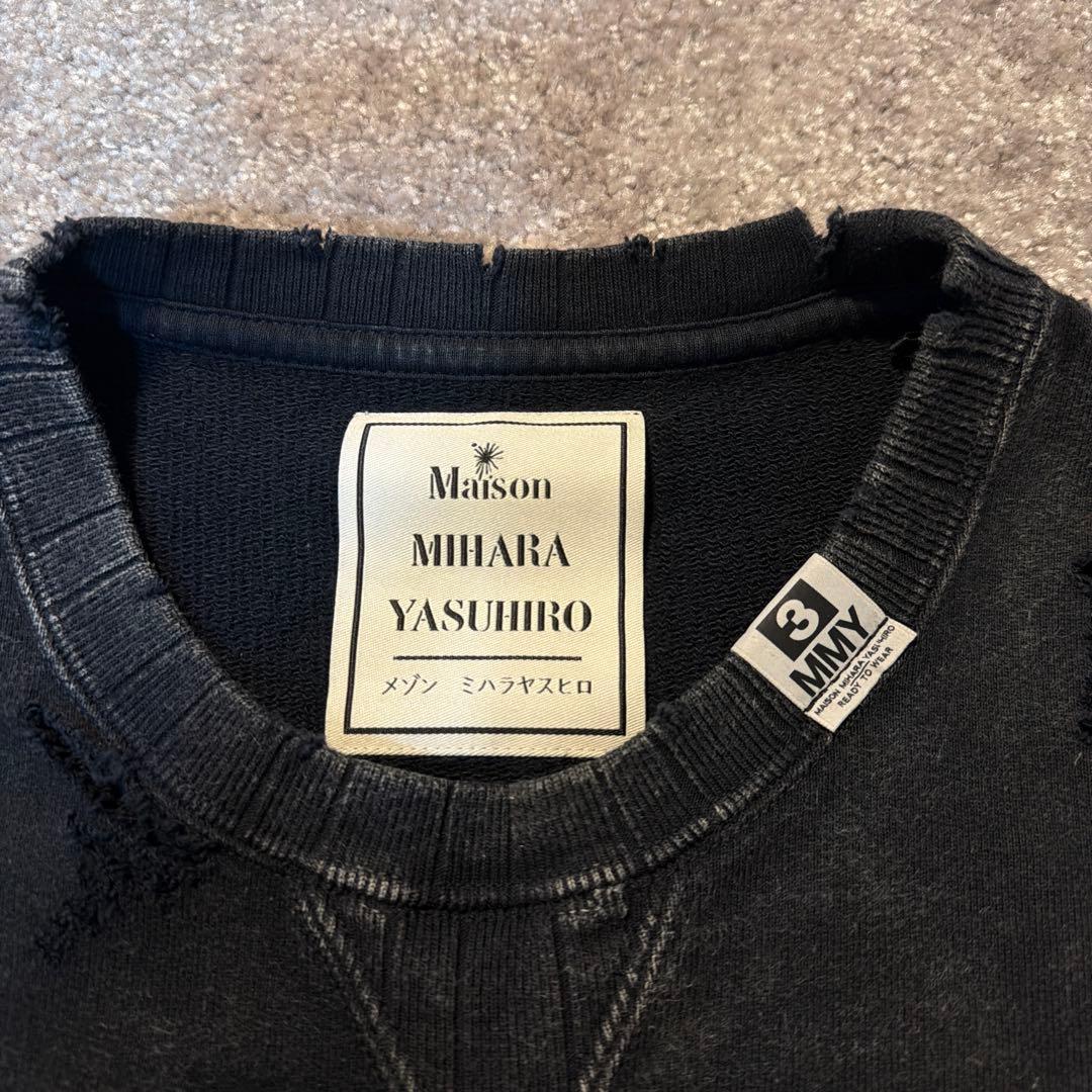 ミハラ ヤスヒロ　スタッズトリム　プルオーバー　46