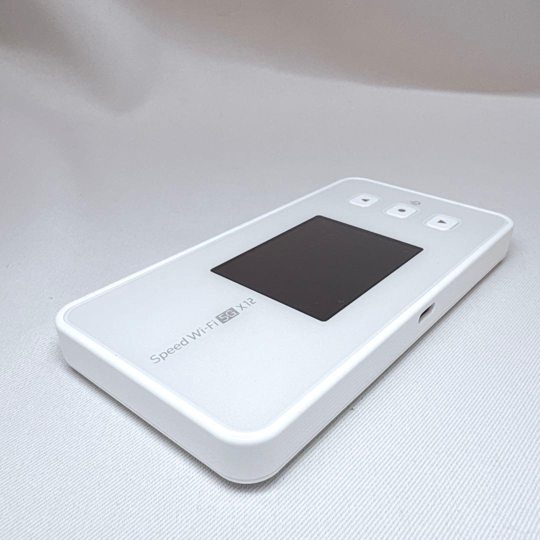 ポケットwi-fi NEC Speed Wi-Fi 5G X12 アイスホワイト