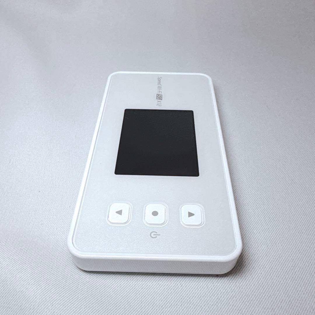 ポケットwi-fi NEC Speed Wi-Fi 5G X12 アイスホワイト