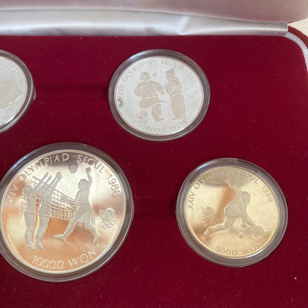 1988年 ソウルオリンピック 記念硬貨 メダル 5枚セット