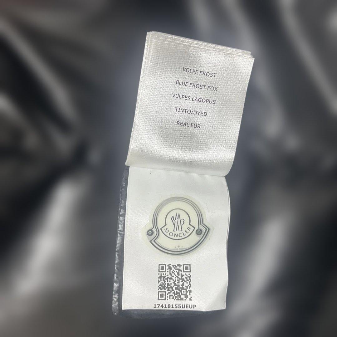 美品MONCLER ブラック ロングダウンジャケット01番