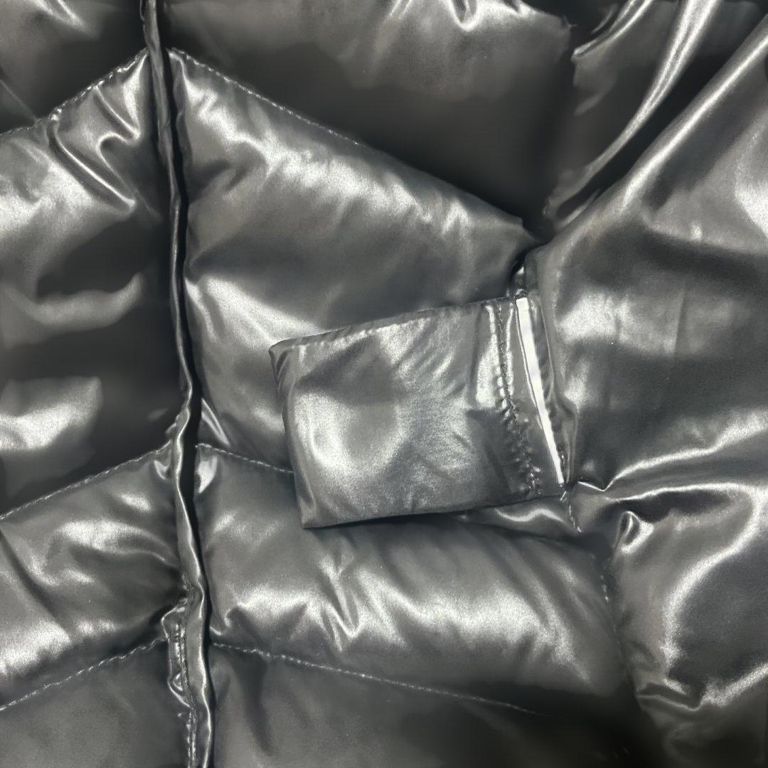 美品MONCLER ブラック ロングダウンジャケット01番