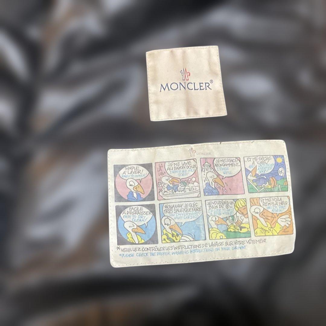 美品MONCLER ブラック ロングダウンジャケット01番