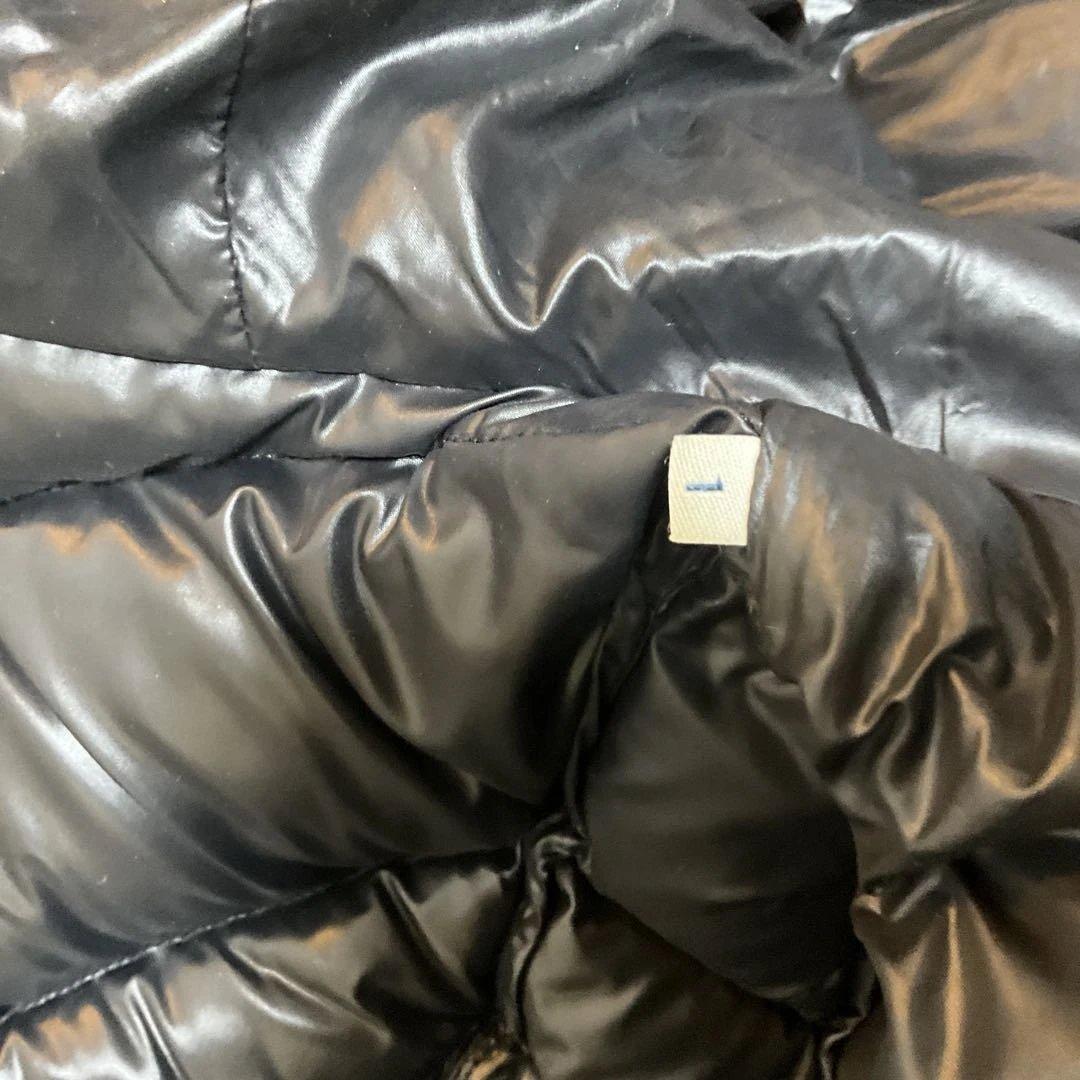 美品MONCLER ブラック ロングダウンジャケット01番