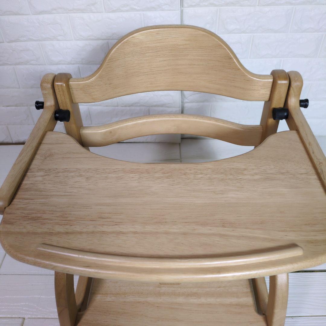 ◎未使用級◎　大和屋 　すくすくローチェアⅡ NA 木製　◎テーブルカバー付き◎