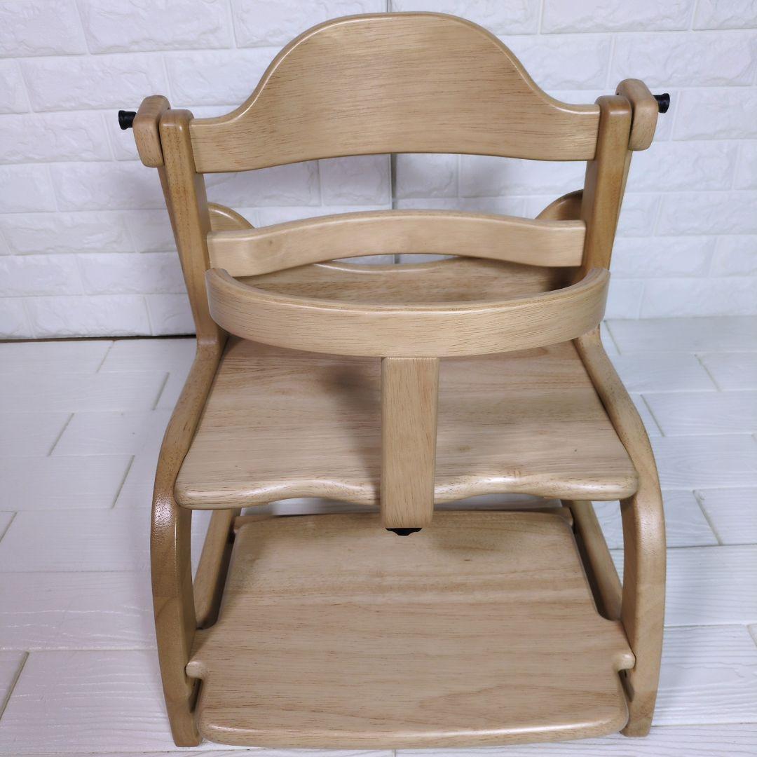 ◎未使用級◎　大和屋 　すくすくローチェアⅡ NA 木製　◎テーブルカバー付き◎