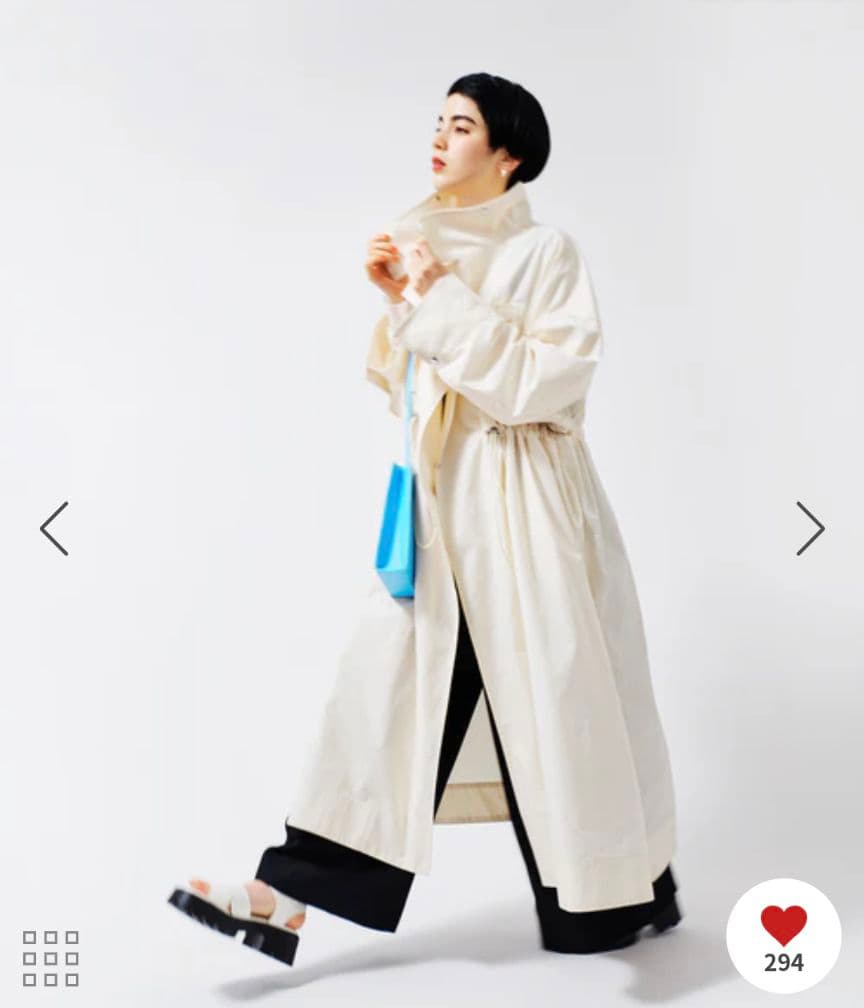 【新品未使用】アダムエロペ　スタンドカラーモッズコート