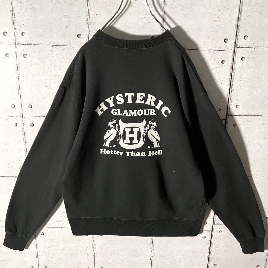 【即完売】ヒステリックグラマー☆バックプリントヒスガールスウェットシャツM