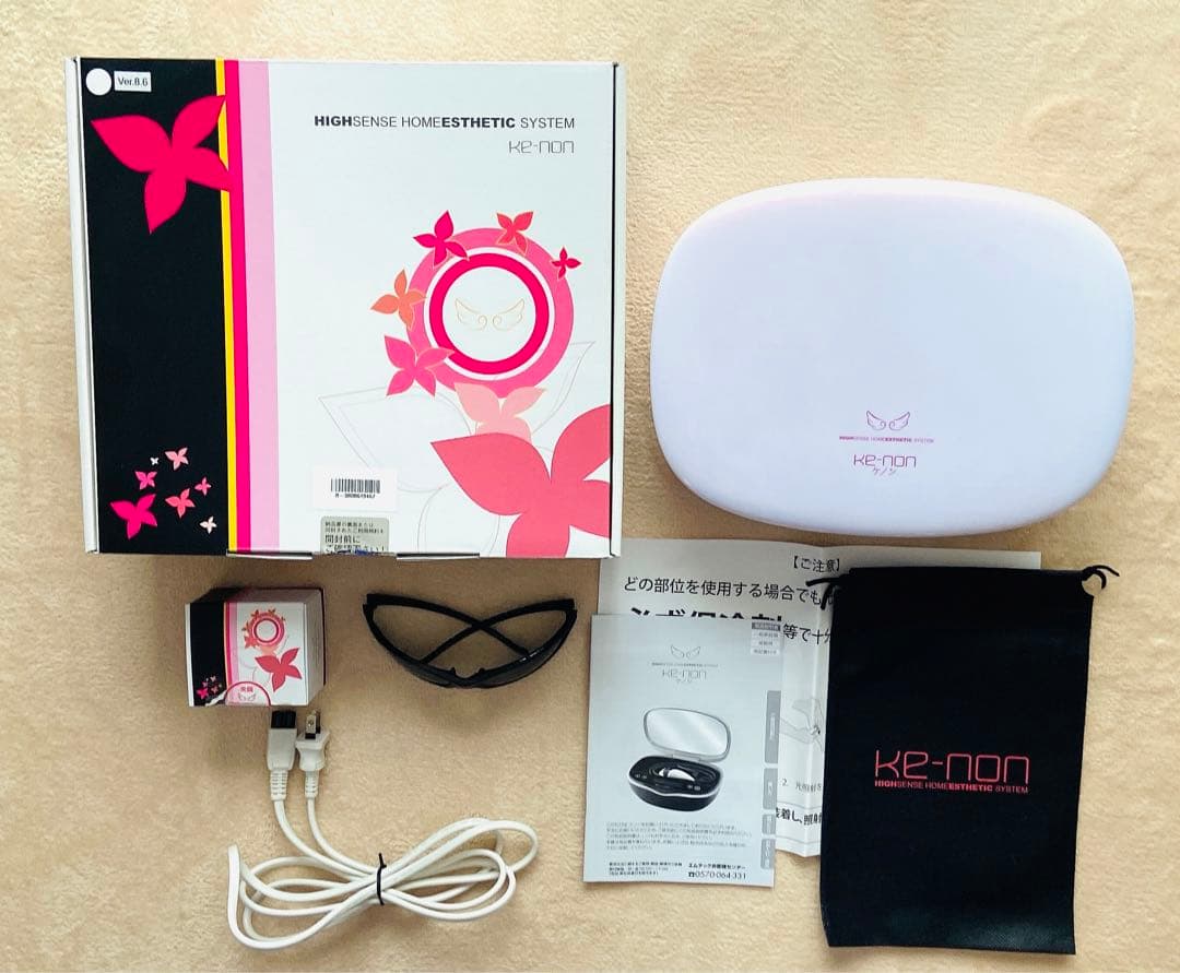 【美品】ケノン 脱毛器 verバージョン8.6【残量多数&カートリッジ付き◎】