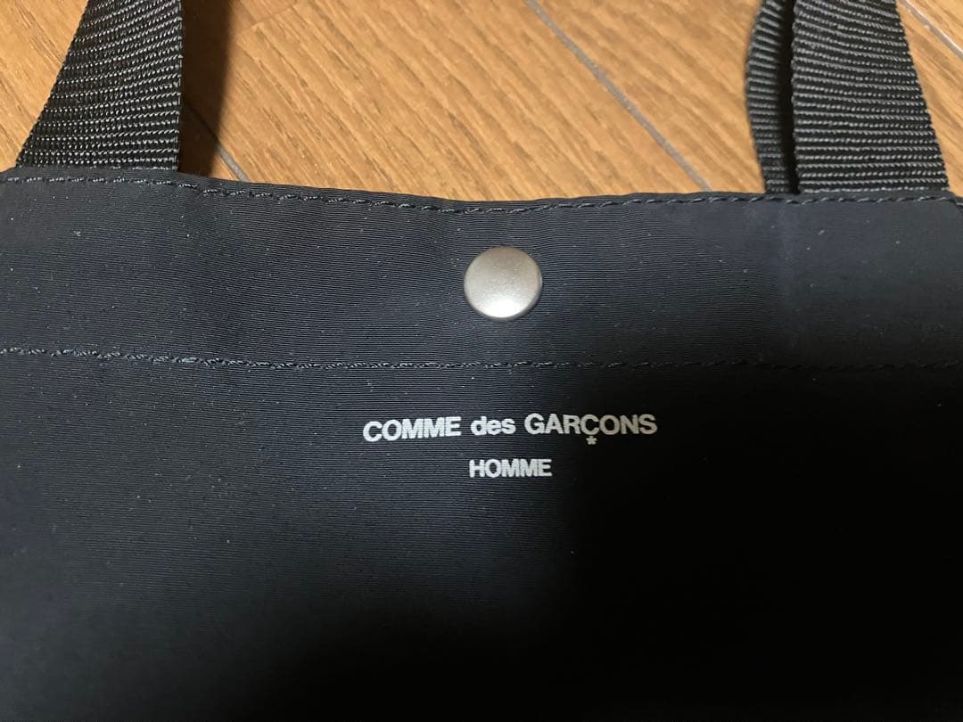 【コムデギャルソンオム】トート／ショルダー2ウェイバッグ 黒