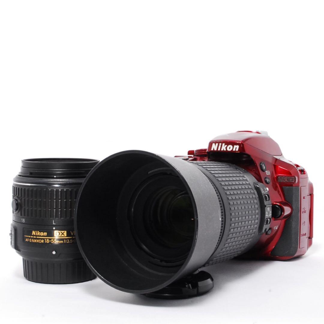 すぐ使える◆手ぶれ補正◆Nikon D5300◆一眼レフカメラ◆WiFi楽々転送