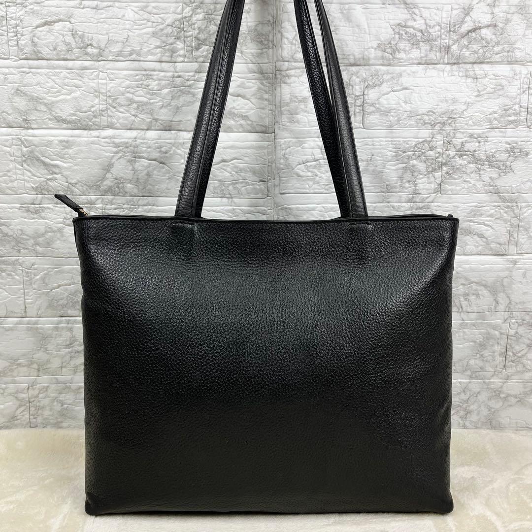 【極美品】 ハッシュタグ メンズ ビジネス トートバッグ A4可 肩掛け シボ革