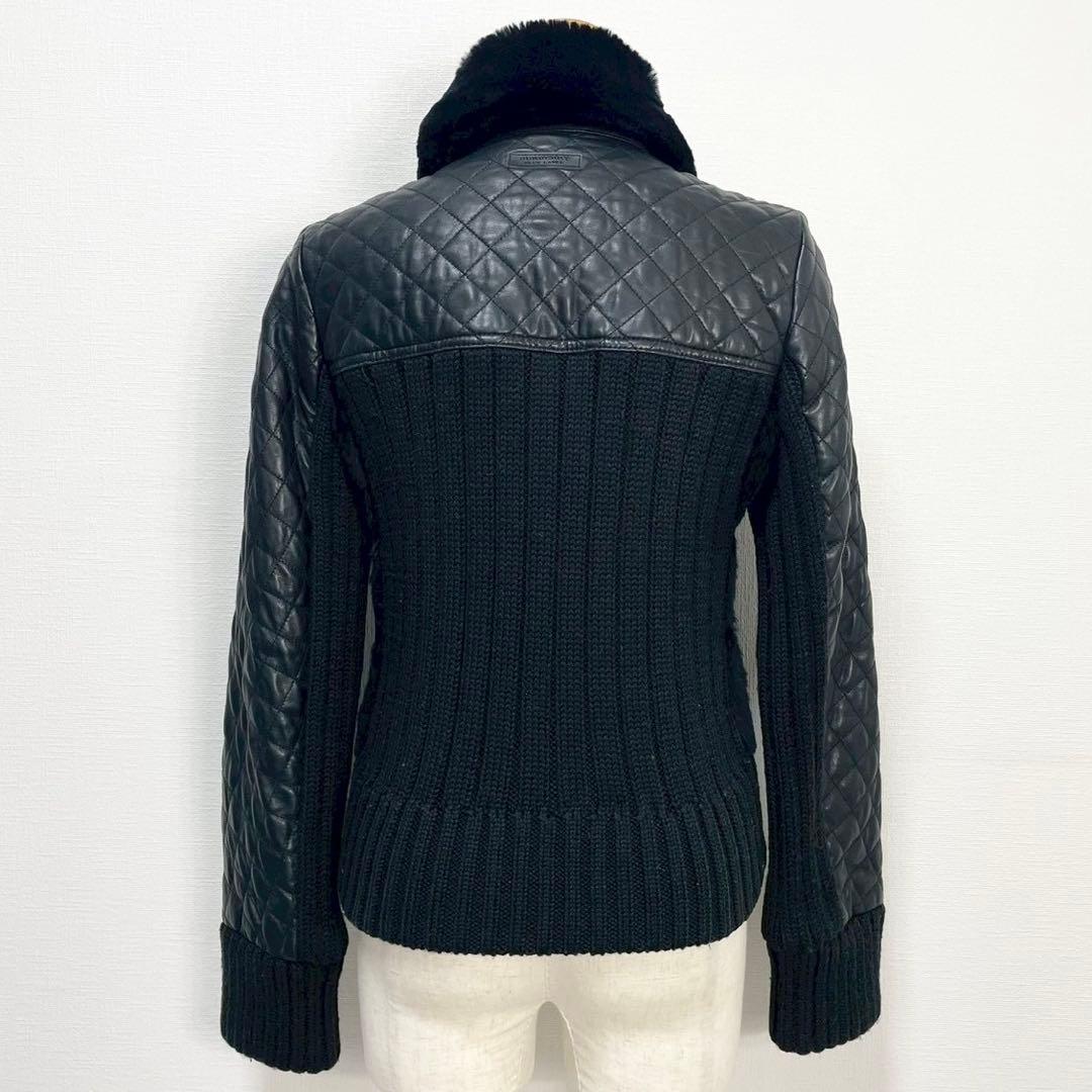 y2k❤️ BURBERRY BLUE LABEL 異素材 ドッキングジャケット