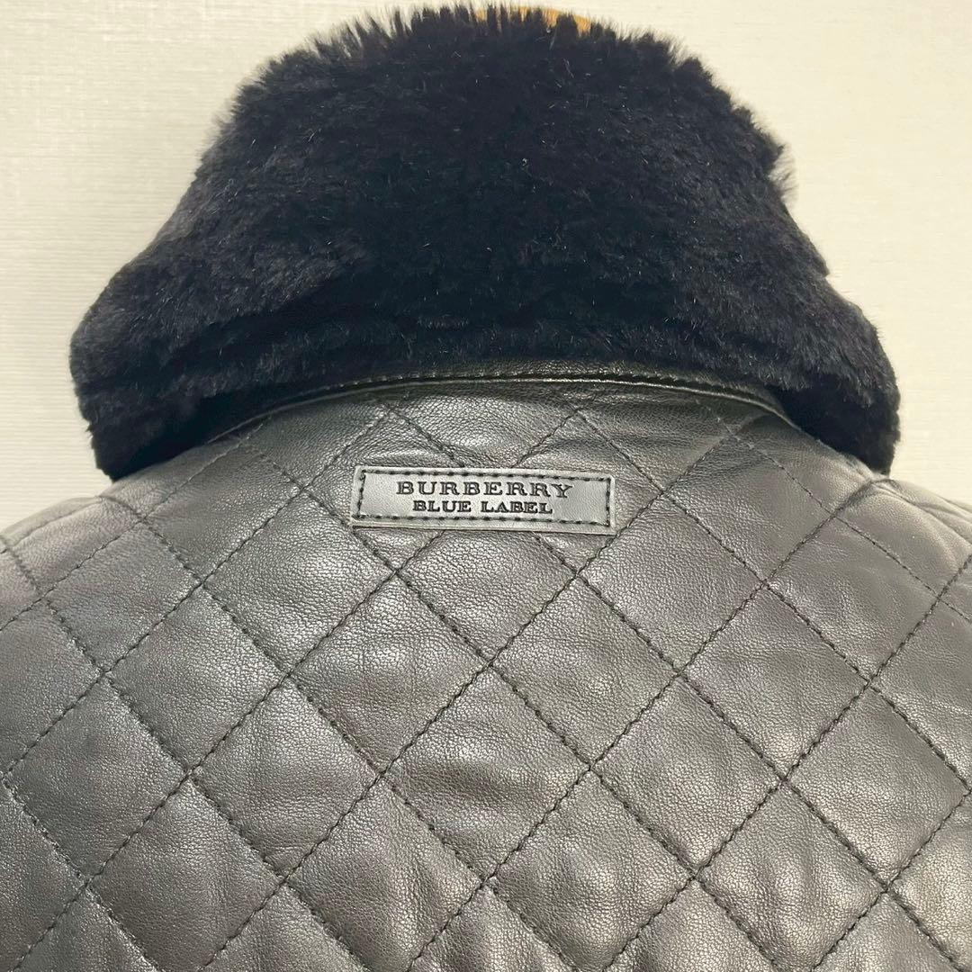 y2k❤️ BURBERRY BLUE LABEL 異素材 ドッキングジャケット