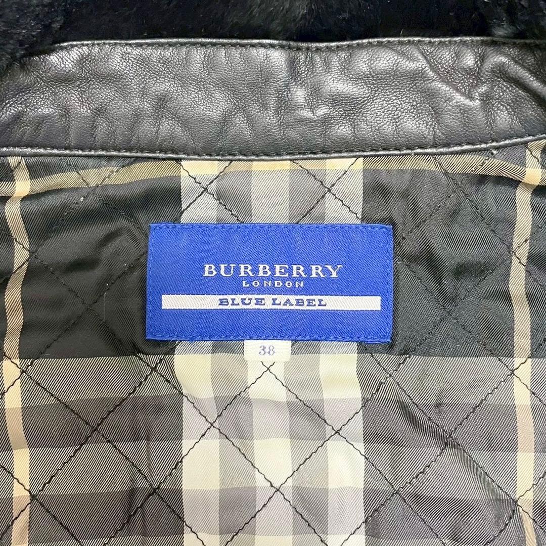 y2k❤️ BURBERRY BLUE LABEL 異素材 ドッキングジャケット