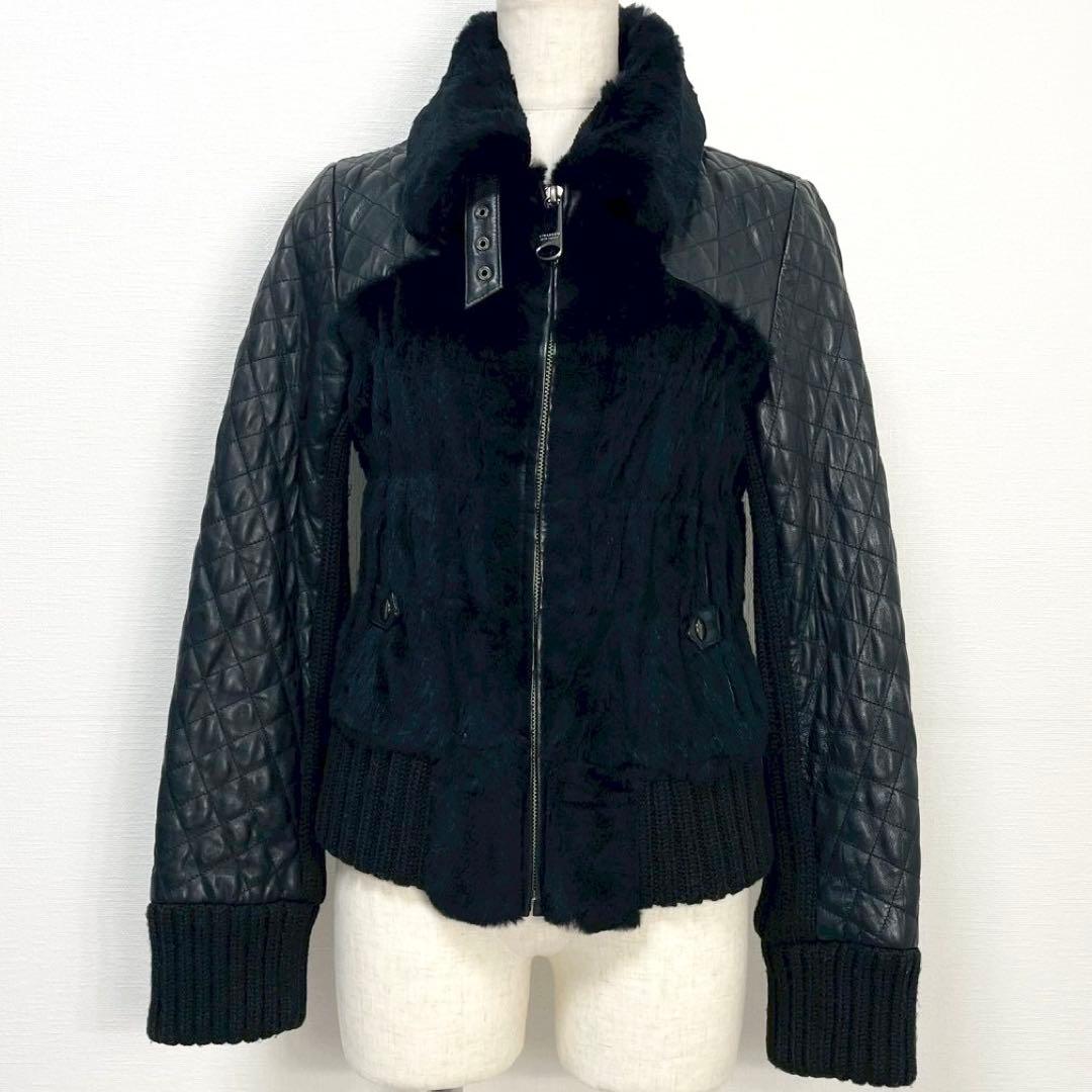 y2k❤️ BURBERRY BLUE LABEL 異素材 ドッキングジャケット