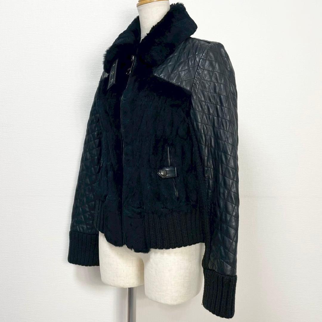 y2k❤️ BURBERRY BLUE LABEL 異素材 ドッキングジャケット