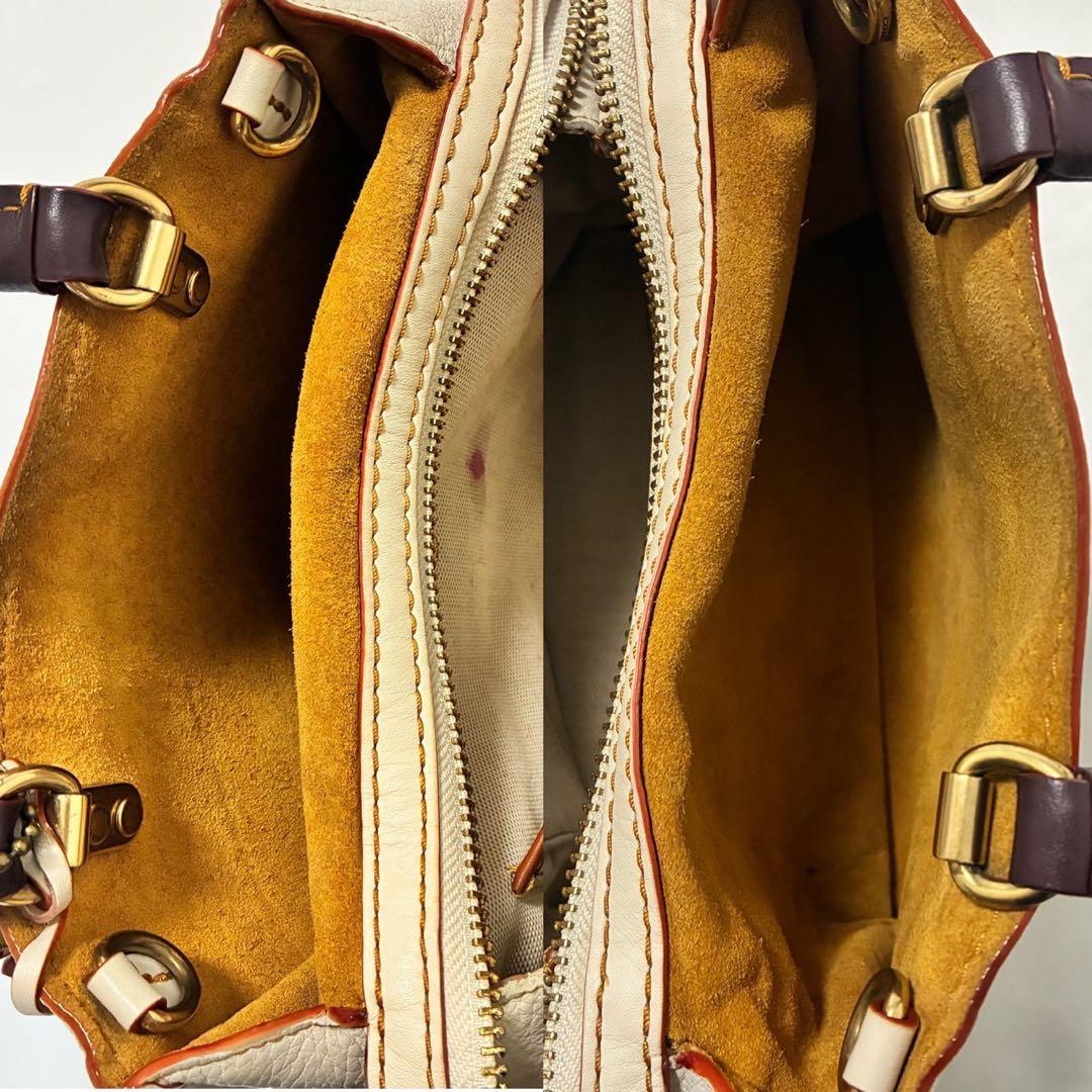 【美品】コーチ 20315 ローグ 25 グラブタン 3way ハンドバッグ