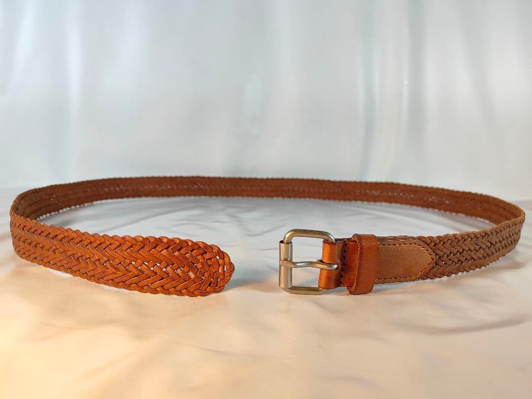 【美品】MHL マーガレットハウエル　高級レザーベルト 本革/牛革 英国製正規品