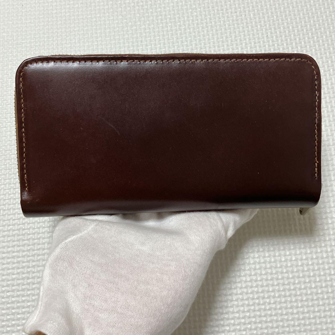 ・未使用　ホワイトハウスコックス ブライドルレザー　ラウンドジップ長財布　箱付き