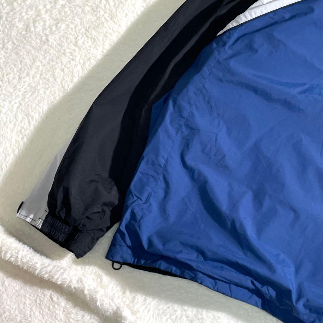 コロンビア　中綿　ナイロンジャケット　ネイビー　ブラック　ＸＬ　切替デザイン