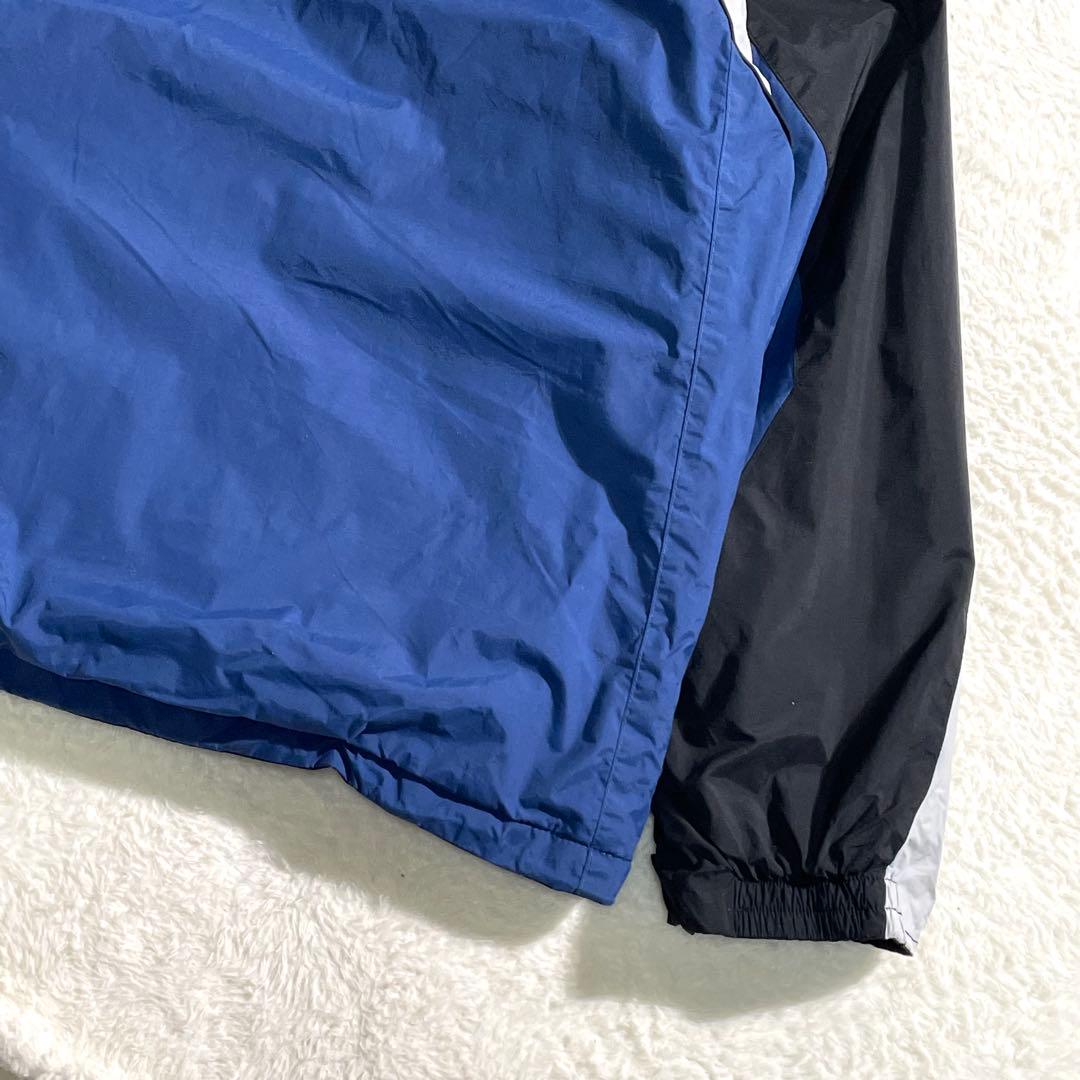 コロンビア　中綿　ナイロンジャケット　ネイビー　ブラック　ＸＬ　切替デザイン